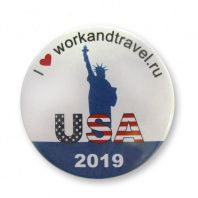 Значок "USA 2019"