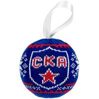 Шарик новогодний «СКА», синий