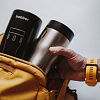 Термостакан Tumbler 350, вакуумный, стальной матовый с нанесением логотипа