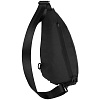 Сумка кросс-боди tagBag со светоотражающим элементом, черная с нанесением логотипа