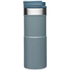 Термокружка Stanley Classic Neverleak 350, голубая с нанесением логотипа