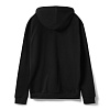 Худи унисекс с карманом на груди Chest Pocket, черное с нанесением логотипа