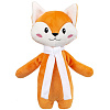 Мягкая игрушка Beastie Toys, лисенок с белым шарфом с нанесением логотипа