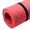 Коврик для фитнеса Tiler, красный с нанесением логотипа