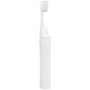 Зубная щетка с пастой Push & Brush, белая с нанесением логотипа