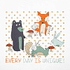 Футболка детская Every Day is Unique, белая с нанесением логотипа