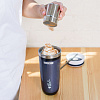 Стакан для охлаждения напитков Iced Coffee Maker, красный с нанесением логотипа