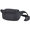 Поясная сумка Fanny Pack, черная с нанесением логотипа
