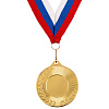 Лента с карабином Champ, триколор с нанесением логотипа