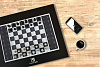Умные шахматы Square Off Black Edition с нанесением логотипа