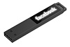Флешка markBright Black с белой подсветкой, 32 Гб с нанесением логотипа