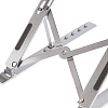 Подставка для ноутбука и планшета Scaffold Light, серебристая с нанесением логотипа