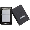 Зажигалка Zippo Classic Satin, серебристая с нанесением логотипа