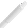 Ручка шариковая Pigra P02 Mat, белая с нанесением логотипа