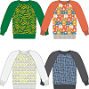 Джемпер на заказ Tricksy Net Reglan, полушерсть с нанесением логотипа