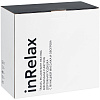 Дорожная подушка-массажер inRelax, синяя с нанесением логотипа