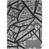 Ежедневник City, недатированный, черный с нанесением логотипа