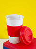 Кружка FarFor, красная с нанесением логотипа