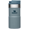 Термокружка Stanley Classic Neverleak 250, голубая с нанесением логотипа