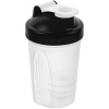 Спортивный шейкер OneTwo Drink, черный с нанесением логотипа