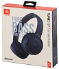 Беспроводные наушники JBL T510BT, синие с нанесением логотипа