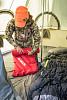 Надувной коврик Insulated Static V Luxe, красный с нанесением логотипа