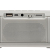 Беспроводная стереоколонка Uniscend Roombox, светло-серая с нанесением логотипа