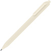 Ручка шариковая Cursive Soft Touch, бежевая с нанесением логотипа