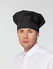 Колпак поварской Cookery, черный с нанесением логотипа