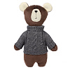 Свитер для мягкой игрушки Snugget, темно-серый с нанесением логотипа