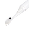 Зубная щетка с пастой Push & Brush, белая с нанесением логотипа