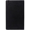 Записная книжка Moleskine Professional Large, черная с нанесением логотипа