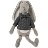 Игрушка Smart Bunny в свитере, серая с нанесением логотипа