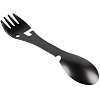 Походный столовый прибор Full Spoon, черный с нанесением логотипа
