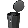 Портативная кофемолка Electric Coffee Grinder, черная с серебристым с нанесением логотипа