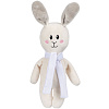 Игрушка Beastie Toys, заяц с белым шарфом с нанесением логотипа