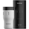 Термостакан Tumbler 350, вакуумный, белый с нанесением логотипа