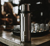 Термос Flask 470, вакуумный, стальной матовый с нанесением логотипа