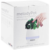 Беспроводная колонка melodyPot, белая с нанесением логотипа