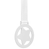 Медаль Steel Star, белая с нанесением логотипа