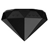 Беспроводная колонка diamondFever с аккумулятором 4000 мАч, черная с нанесением логотипа