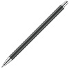 Ручка шариковая Slim Beam, серая с нанесением логотипа