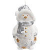 Свеча Christmas Twinkle, снеговик с нанесением логотипа