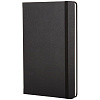 Записная книжка Moleskine Classic Large, в линейку, черная с нанесением логотипа