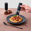 Электрическая мельница для специй HuoHou Electric Mini Grinder Rechargable, черная с нанесением логотипа