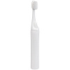 Зубная щетка с пастой Push & Brush, белая с нанесением логотипа