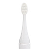 Зубная щетка с пастой Push & Brush, белая с нанесением логотипа