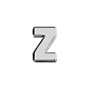 Элемент брелка-конструктора «Буква Z» с нанесением логотипа