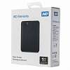 Внешний диск WD Elements, USB 3.0, 1Тб, черный с нанесением логотипа