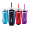 Стакан для охлаждения напитков Iced Coffee Maker, красный с нанесением логотипа